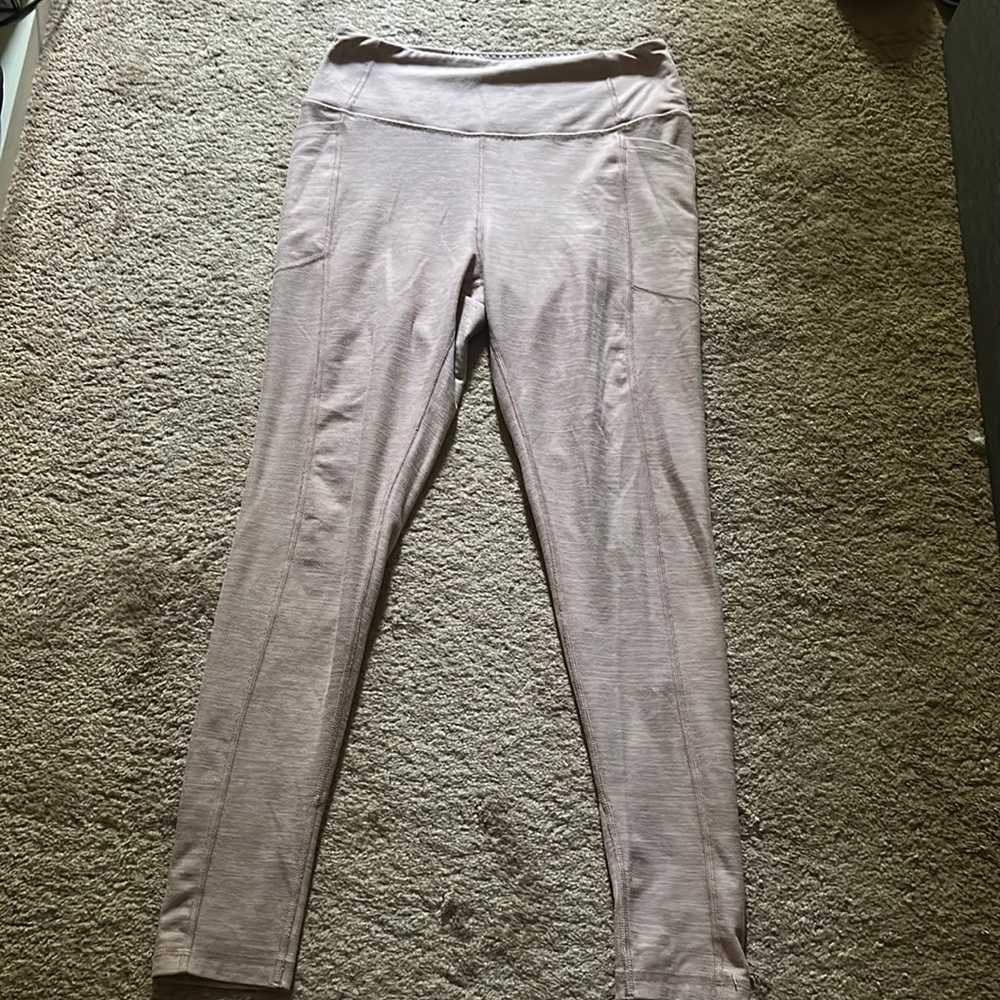 Victoria’s Secret light pink leggings, size 12